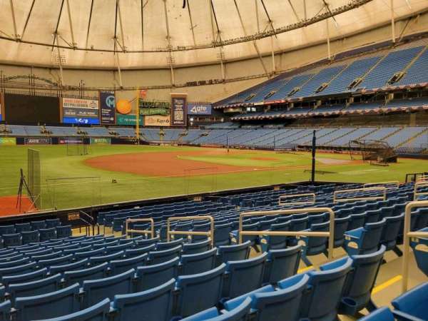 Tropicana Field, section: 125, row: t, seat: 5
