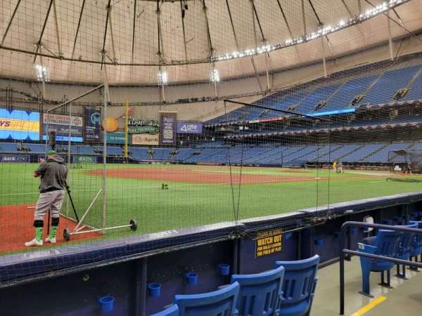 Tropicana Field, section: 125, row: d, seat: 5