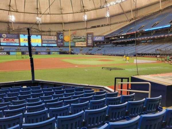Tropicana Field, section: 119, row: n, seat: 5