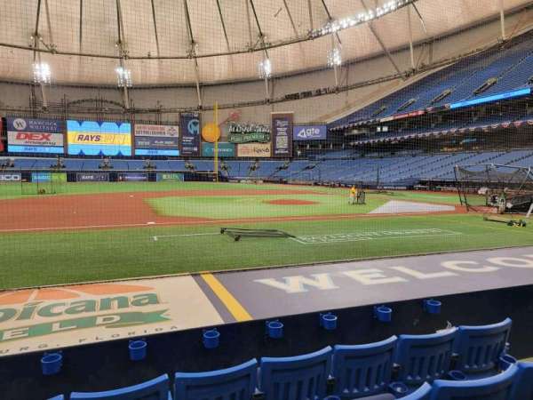 Tropicana Field, section: 119, row: n, seat: 5