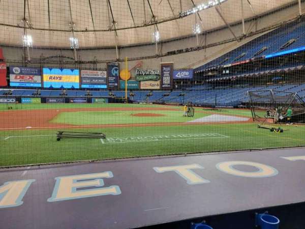 Tropicana Field, section: 115, row: L, seat: 5