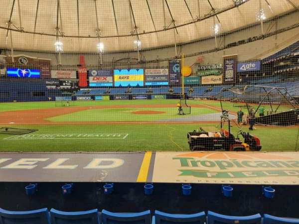 Tropicana Field, section: 111, row: n, seat: 5
