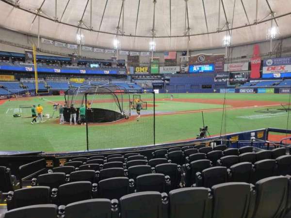 Tropicana Field, section: 106, row: n, seat: 4