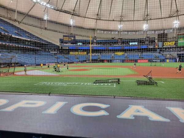 Tropicana Field, section: 116, row: l, seat: 5