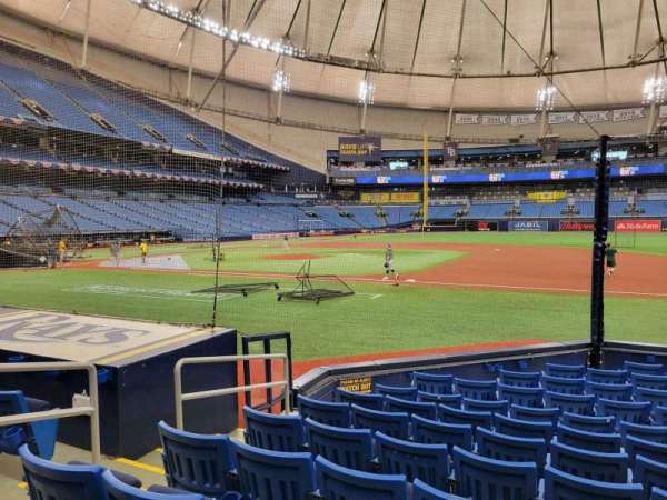 Tropicana Field, section: 120, row: n, seat: 5