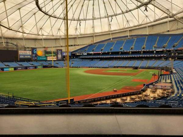 Tropicana Field, section: left field ledge, row: GA