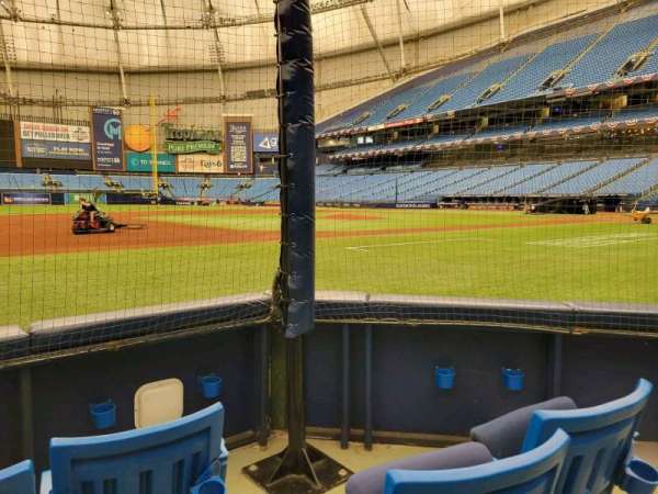Tropicana Field, section: 119, row: d, seat: 2