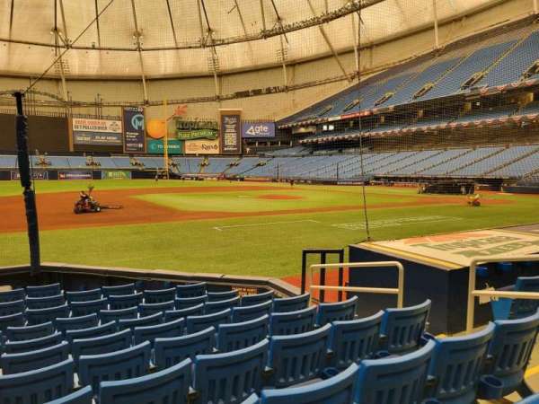 Tropicana Field, section: 119, row: n, seat: 5