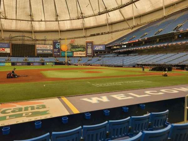 Tropicana Field, section: 117, row: n, seat: 5