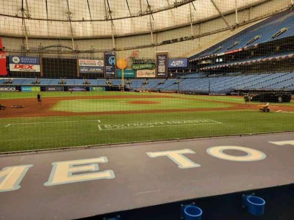 Tropicana Field, section: 115, row: l, seat: 5