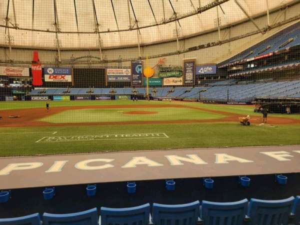 Tropicana Field, section: 113, row: n, seat: 5