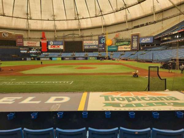 Tropicana Field, section: 111, row: n, seat: 5