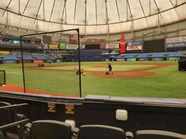 Tropicana Field, section: 103, row: g, seat: 2