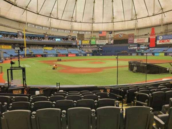 Tropicana Field, section: 104, row: n, seat: 4