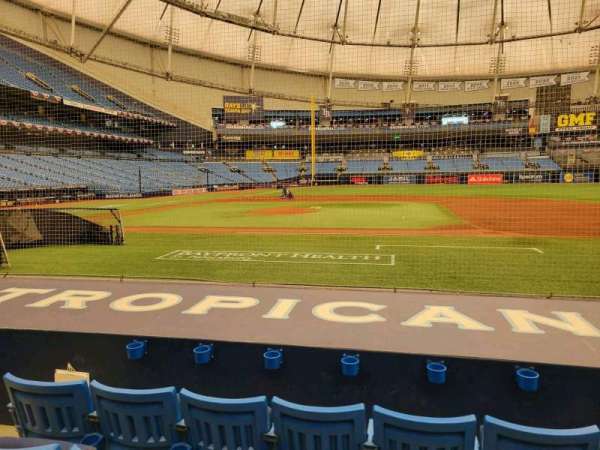 Tropicana Field, section: 116, row: n, seat: 5