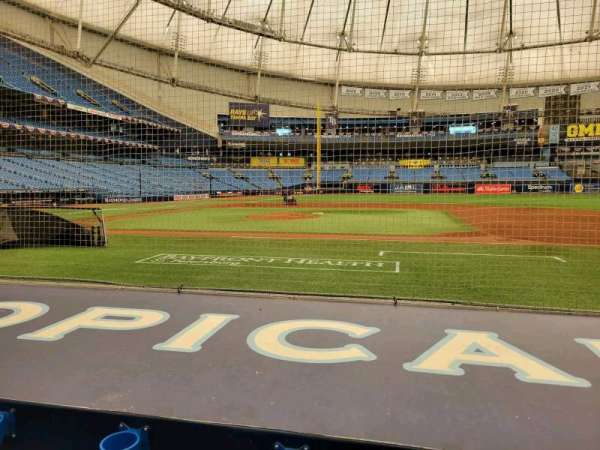 Tropicana Field, section: 116, row: l, seat: 5