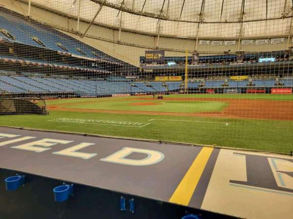 Tropicana Field, section: 118, row: l, seat: 5