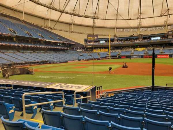 Tropicana Field, section: 120, row: t, seat: 5