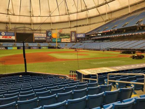 Tropicana Field, section: 119, row: t, seat: 5