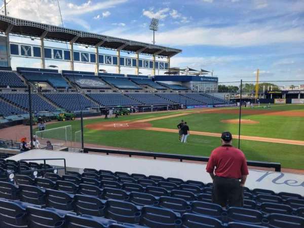 George M. Steinbrenner Field, section: 106, row: LL, seat: 12