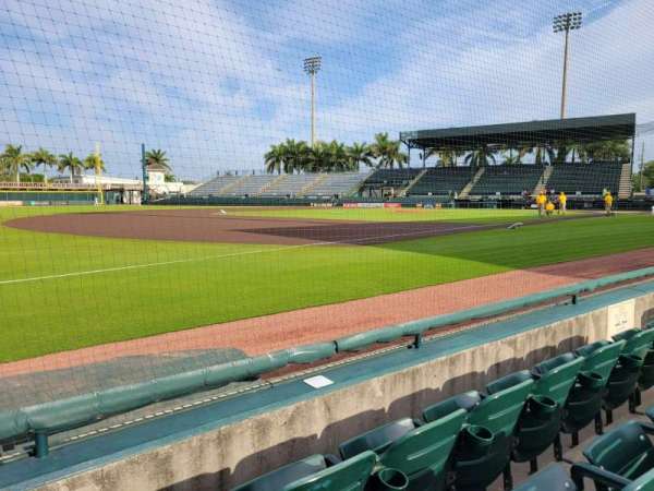 LECOM Park, section: box 15, row: 3, seat: 10