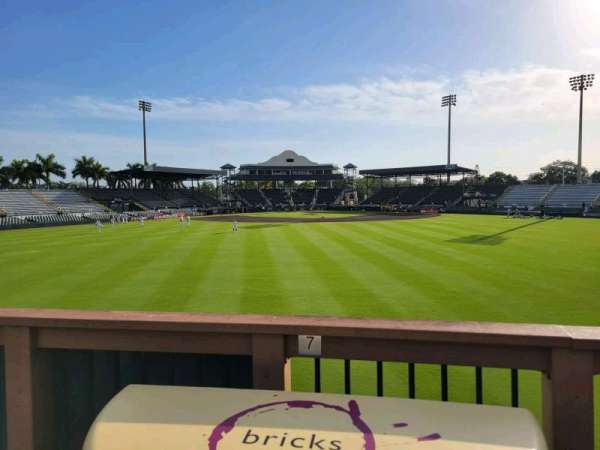 LECOM Park, section: premium seating, row: table 7, seat: 2