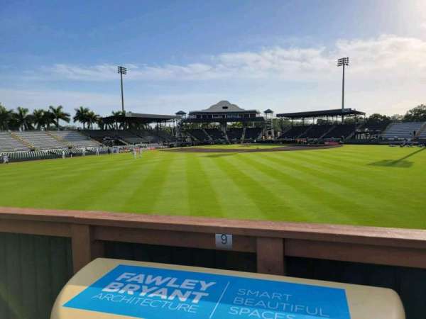 LECOM Park, section: premium seating, row: table 9, seat: 2