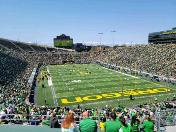 Autzen Stadium, section: 23, row: 51, seat: 10