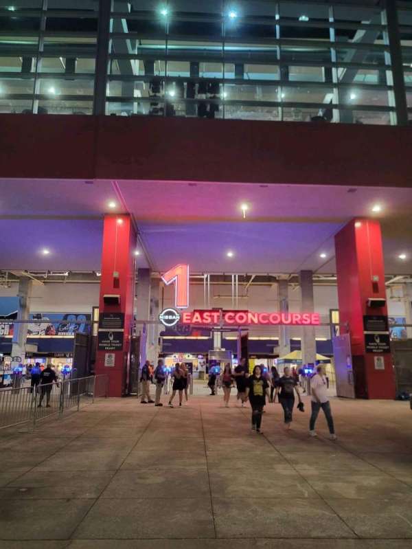 Nissan Stadium, section: Gate 1