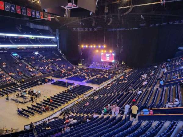 Bridgestone Arena, section: 205, row: d, seat: 9
