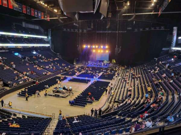 Bridgestone Arena, section: 203, row: d, seat: 10