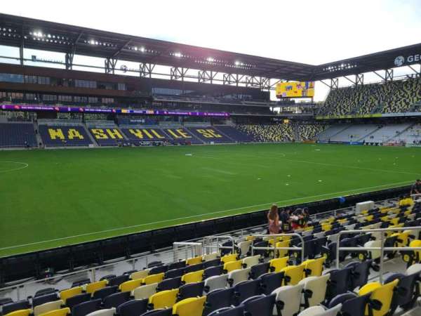 Geodis Park, section: 121, row: m, seat: 10