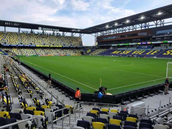 Geodis Park, section: 112, row: m, seat: 14