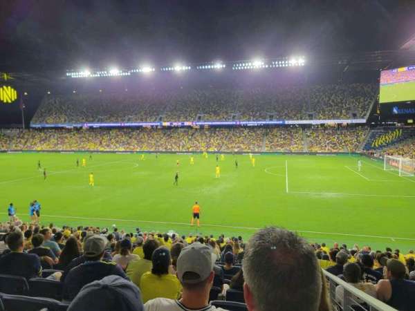 Geodis Park, section: c01, row: v, seat: 1