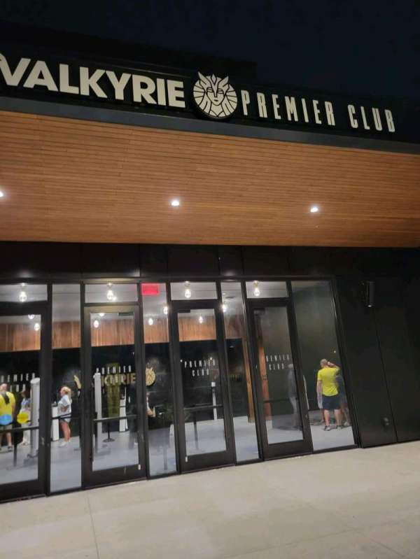 Geodis Park, section: premier club entrance