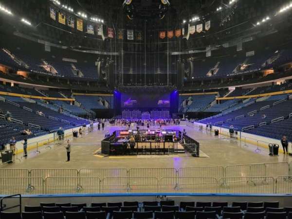 KeyBank Center, section: 123, row: 10, seat: 9