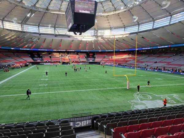 BC Place, section: 202, row: r, seat: 101
