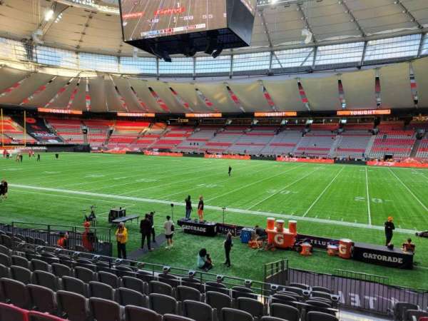 BC Place, section: 211, row: L, seat: 101