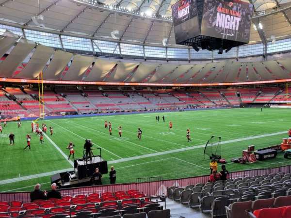 BC Place, section: 219, row: n, seat: 103