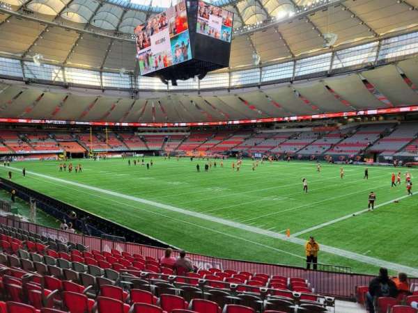 BC Place, section: 234, row: n, seat: 102