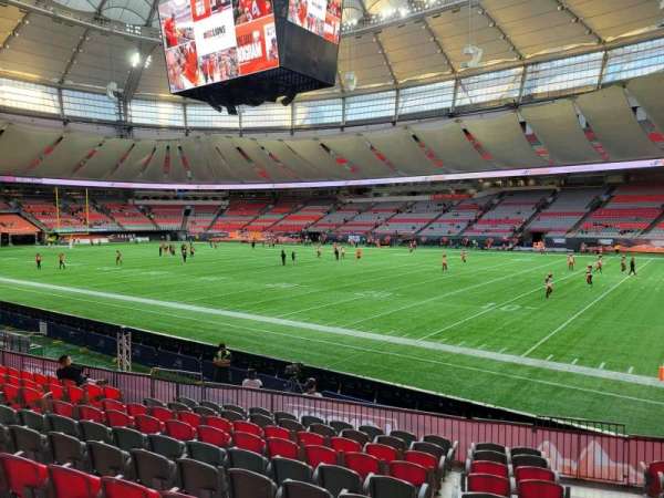 BC Place, section: 236, row: l, seat: 101