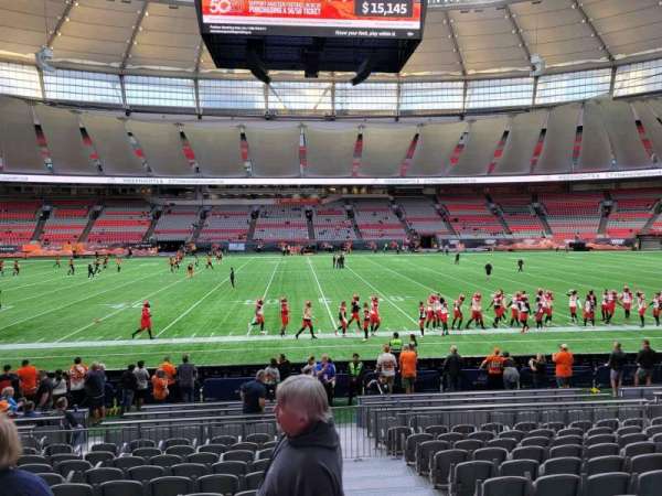 BC Place, section: 241, row: l, seat: 101