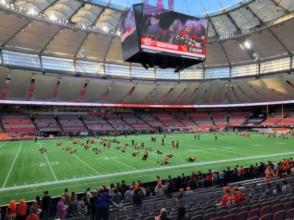 BC Place, section: 244, row: m, seat: 102