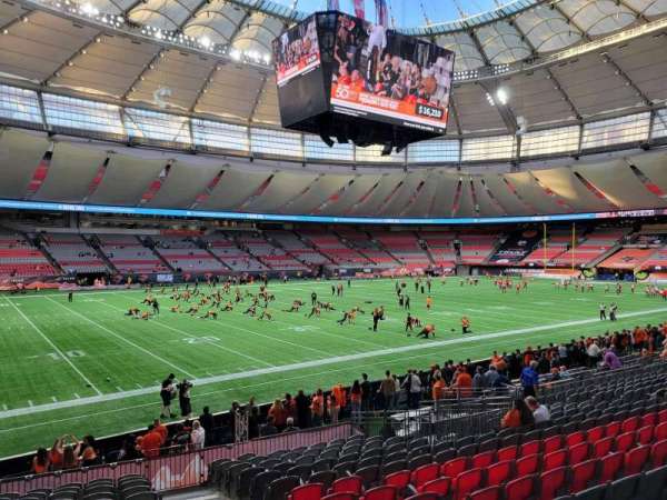 BC Place, section: 245, row: p, seat: 102
