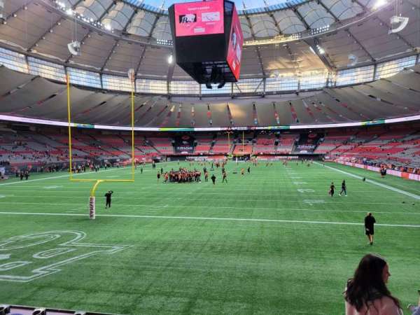 BC Place, section: 253, row: l, seat: 101