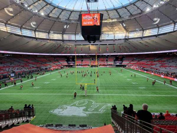 BC Place, section: 254, row: ff, seat: 101