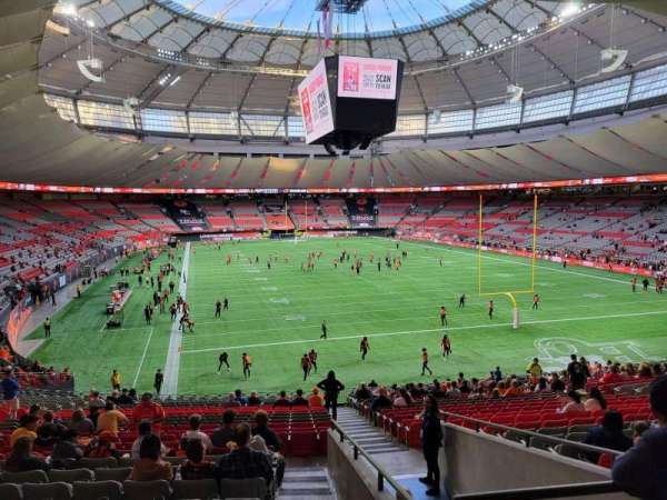 BC Place, section: 203, row: mm, seat: 102