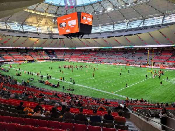 BC Place, section: 207, row: nn, seat: 103
