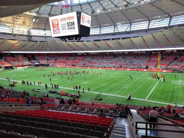 BC Place, section: 209, row: nn, seat: 102
