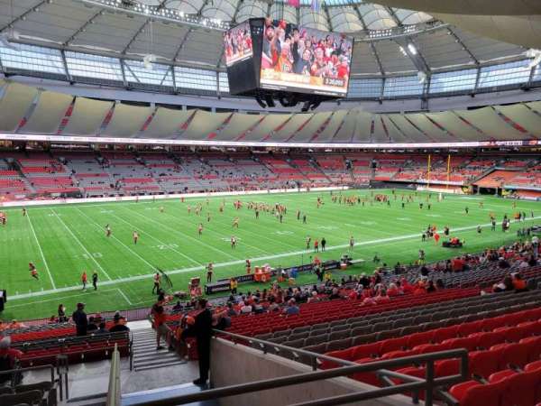 BC Place, section: 218, row: mm, seat: 101